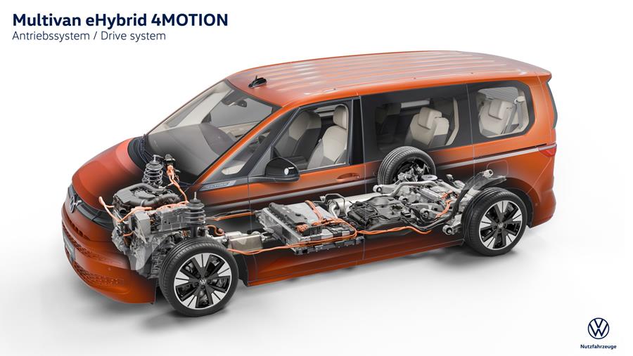 Multivan et California eHybrid: 4x4 et conduite électrique