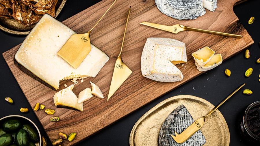 Kaas- en botermessenset in 3 smaken