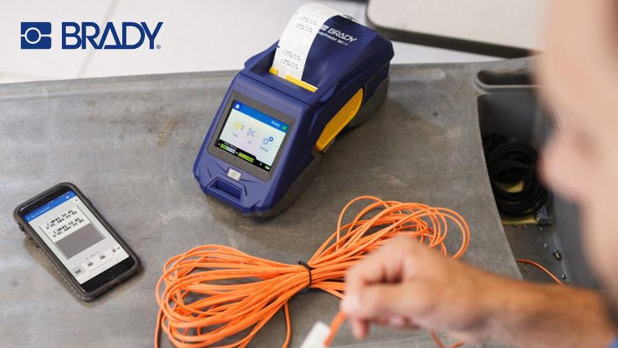 Brady M611 labelprinter : Conception, prévisualisation, impression…Vous avez le choix.