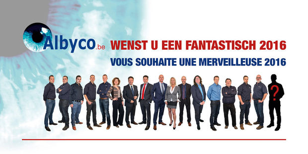 Albyco wenst iedereen een succesvol en dynamisch 2016 !