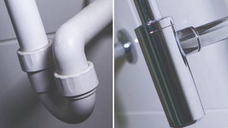 Garde d’eau réduite des siphons: à éviter autant que possible!